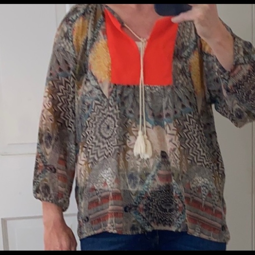 Sheer Flowy Fun Blouse